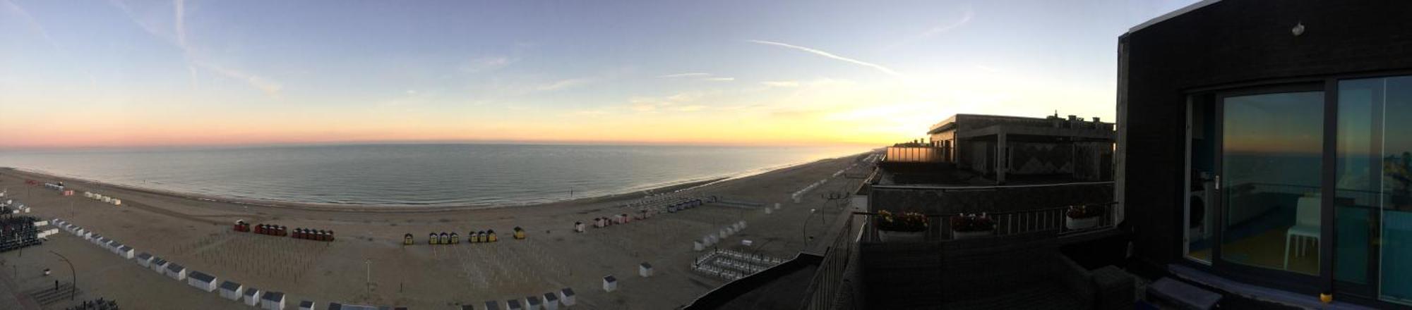 Zeedijk44 - Frontal Sea View Penthouse Leilighet De Panne Eksteriør bilde