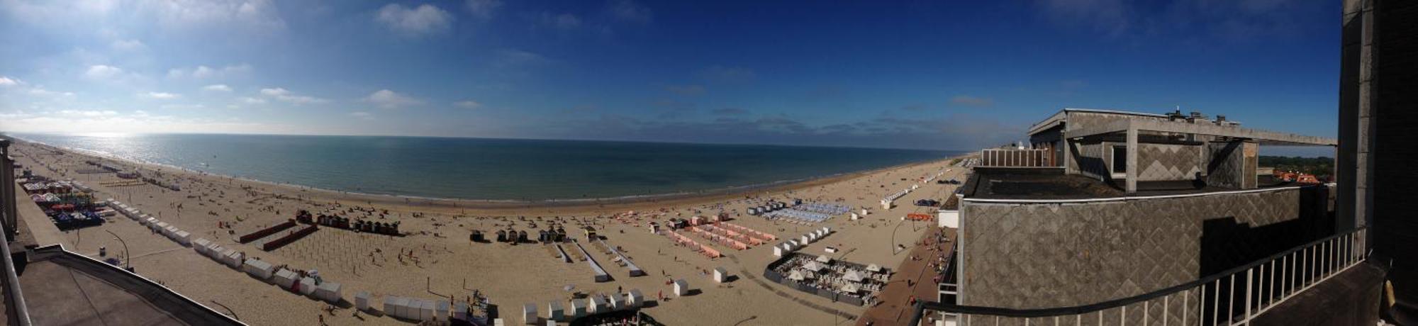 Zeedijk44 - Frontal Sea View Penthouse Leilighet De Panne Eksteriør bilde